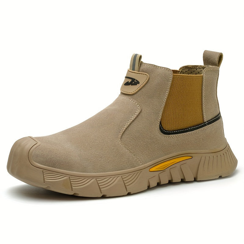 Levoire | Chaussures De Sécurité À Embout En Acier Dans Un Design Uni Beige