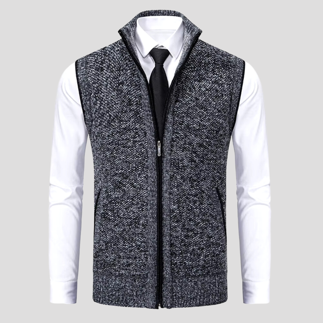 Levoire | Gilet homme intemporel pour toutes les saisons Gris foncé
