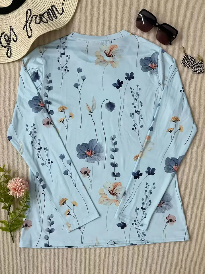 Levoire | T-Shirt À Manches Longues Avec Imprimé Floral