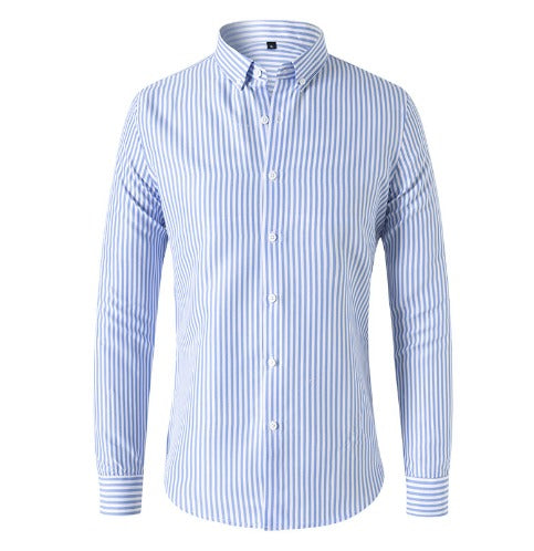 Levoire | Chemise Pour Homme À Rayures Ra Bleu clair
