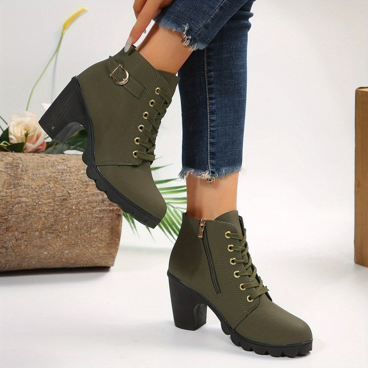 Levoire | Bottes À Talons Hauts Orthopédiques Vert