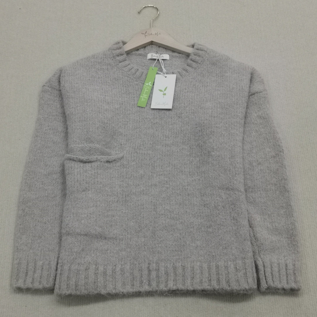 Levoire | Bergroer Pull En Maille Avec Poche
