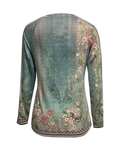Levoire | Blouse Florale À Manches Longues