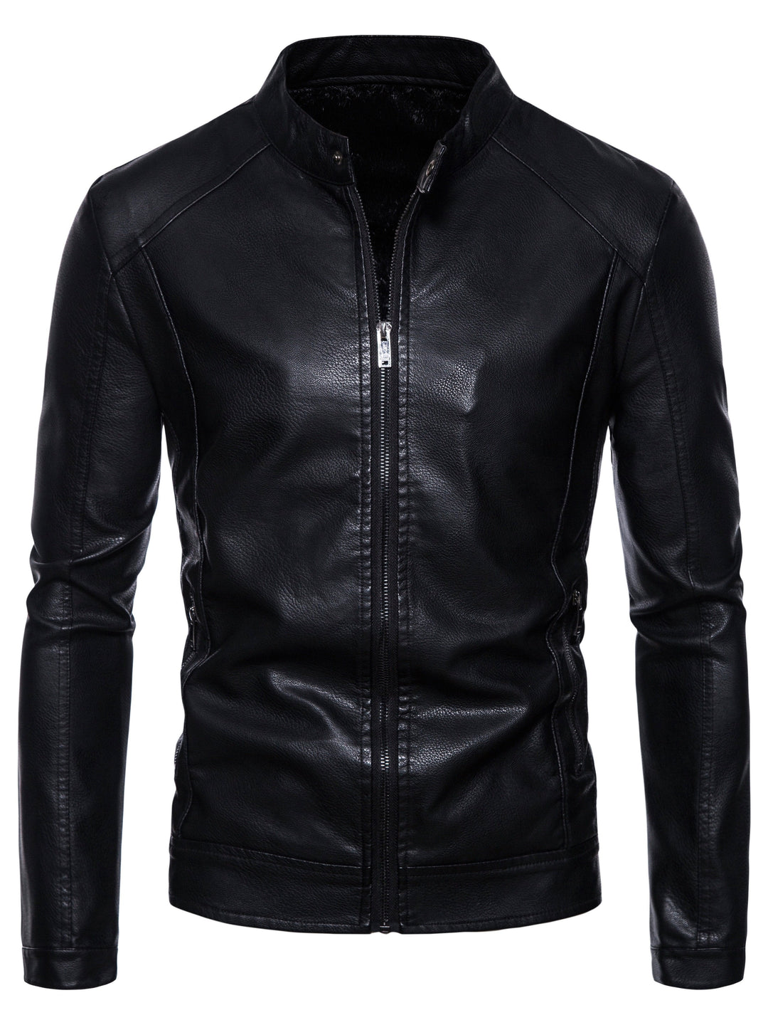 Levoire | Veste En Simili Cuir Pour Hommes Élégante Avec Doublure En Polaire Chaude