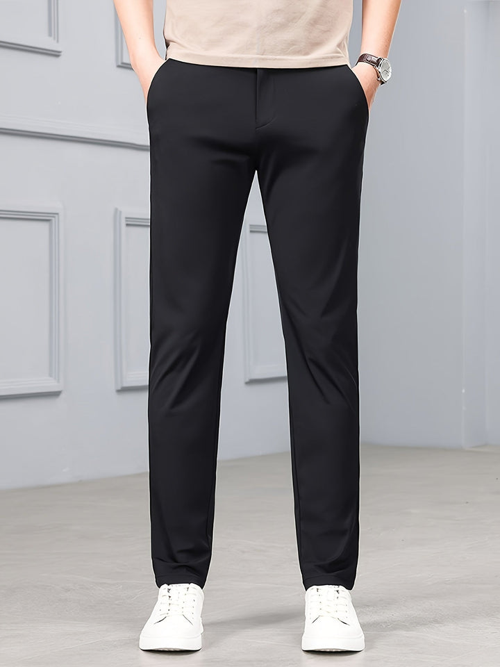 Levoire | Pantalons Confortables Pour Hommes Avec Des Matériaux Extensibles Et Des Poches Noir