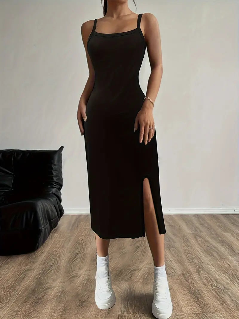 Levoire | Élégantes, Sans Manches, Robe Cami Étroite