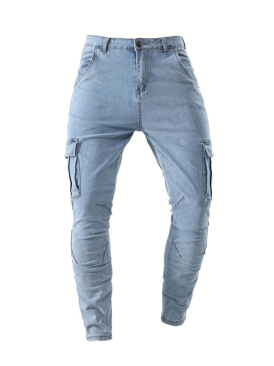 Levoire | Renno Skinny Jeans Avec Poches À Rabat Style Urbain