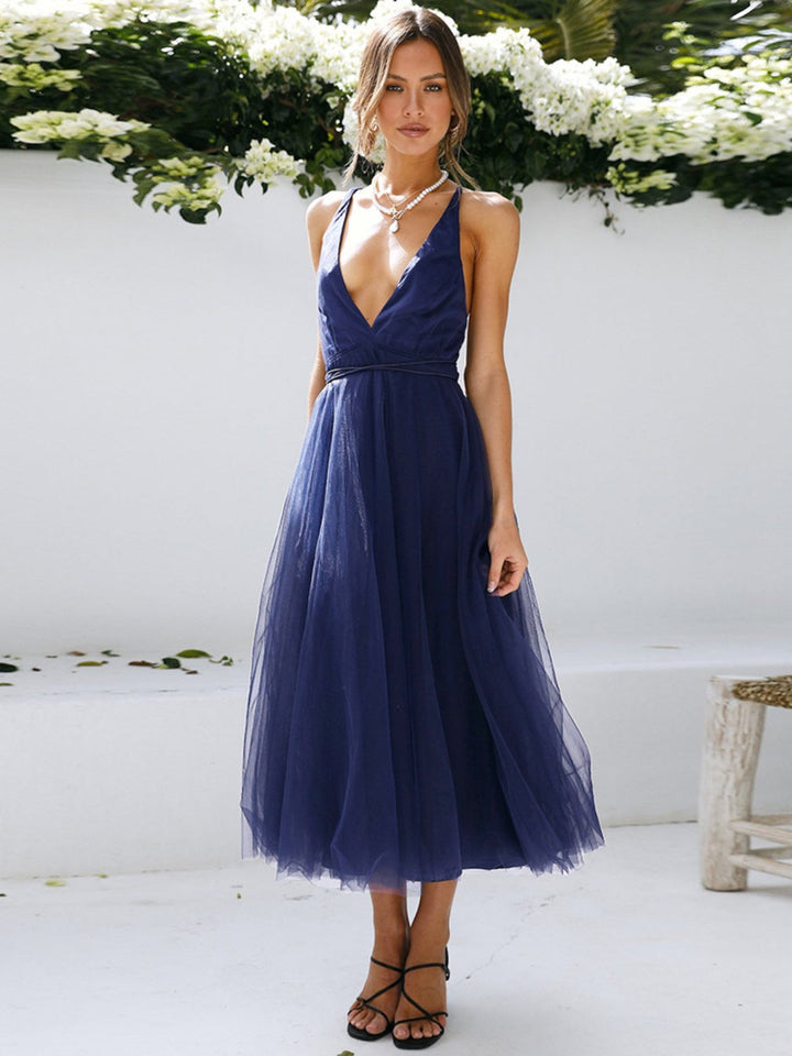 Levoire | Robe Camisole À Col Sweetheart Imprimée Liée