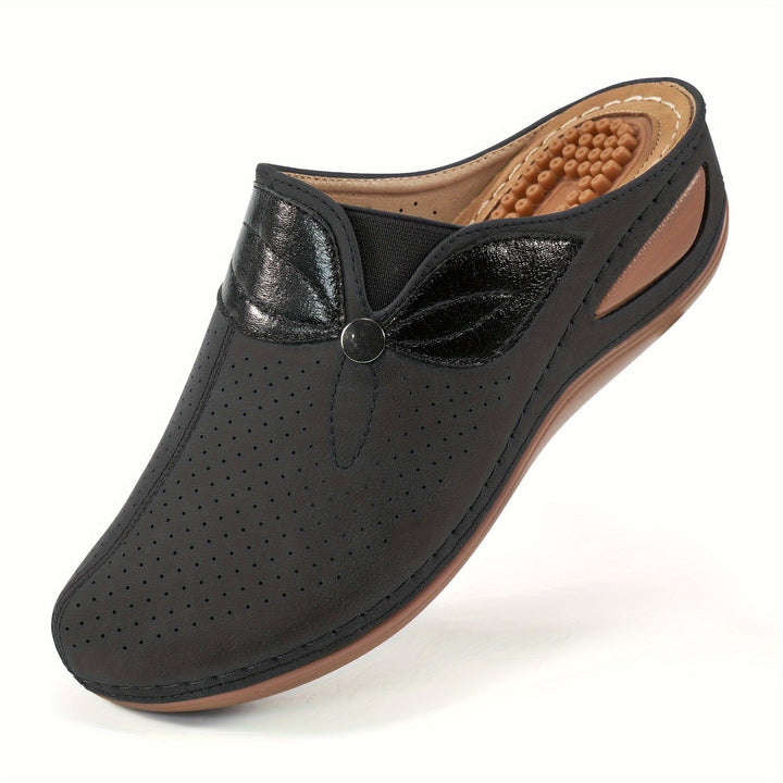 Levoire | Chaussures Pour Femmes Avec Une Semelle Élastique Confortable Et Un Talon Haut Noir