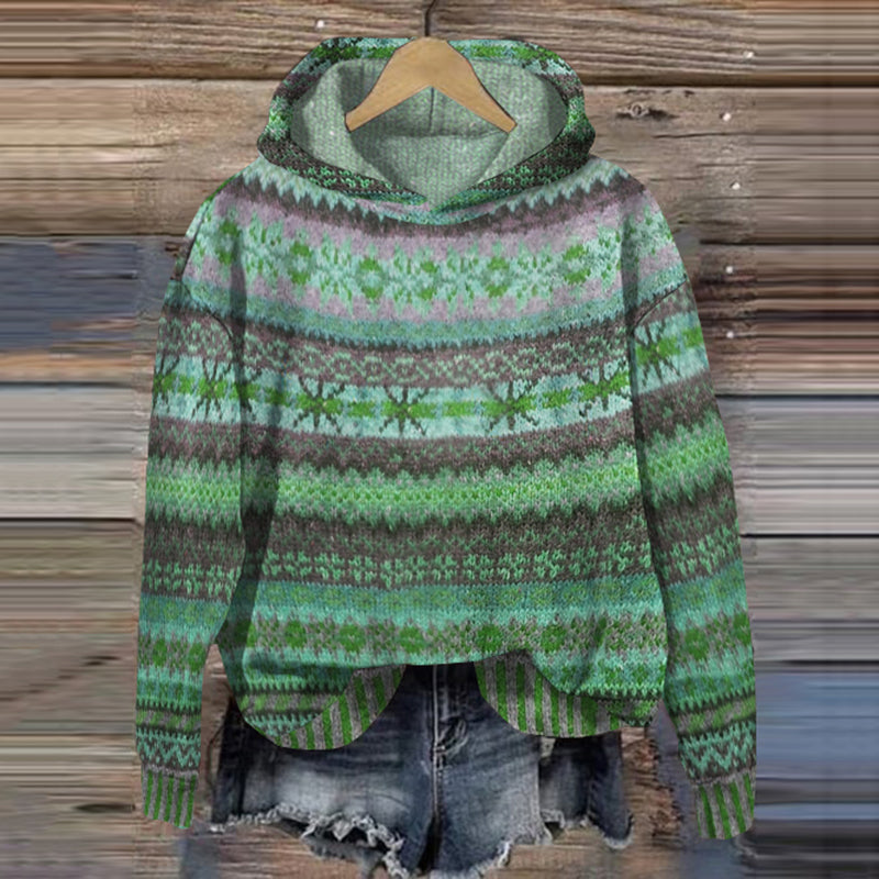 Levoire | Pull À Capuche Pour Femme - Chaud Vert