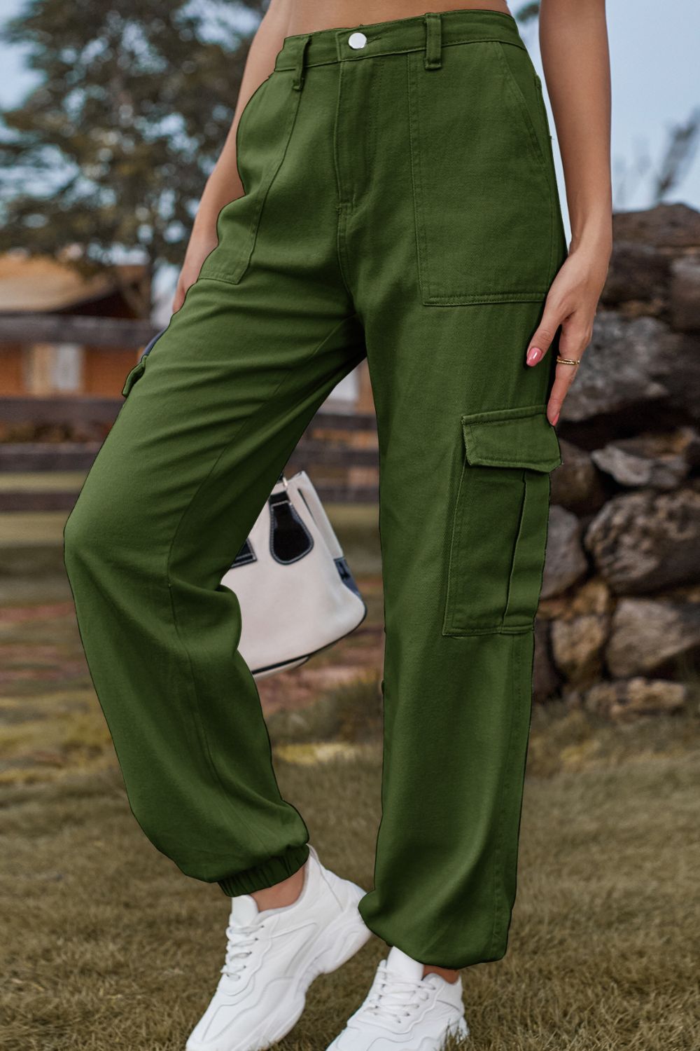 Levoire | Pantalon En Jean Coloré Avec Poches