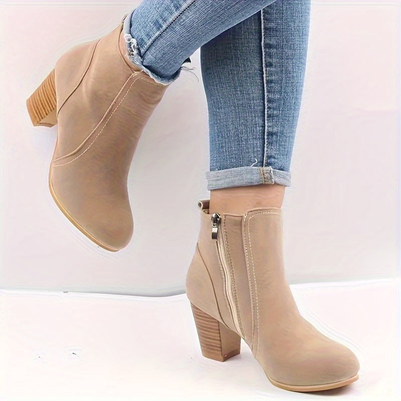 Levoire | Bottes Relaxantes Pour Femmes Avec Un Talon Épais Pour Une Marche Confortable