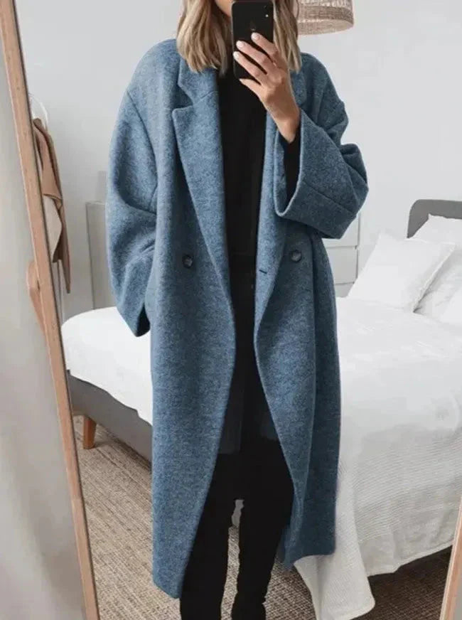 Levoire | Surdimensionné Manteau Bleu