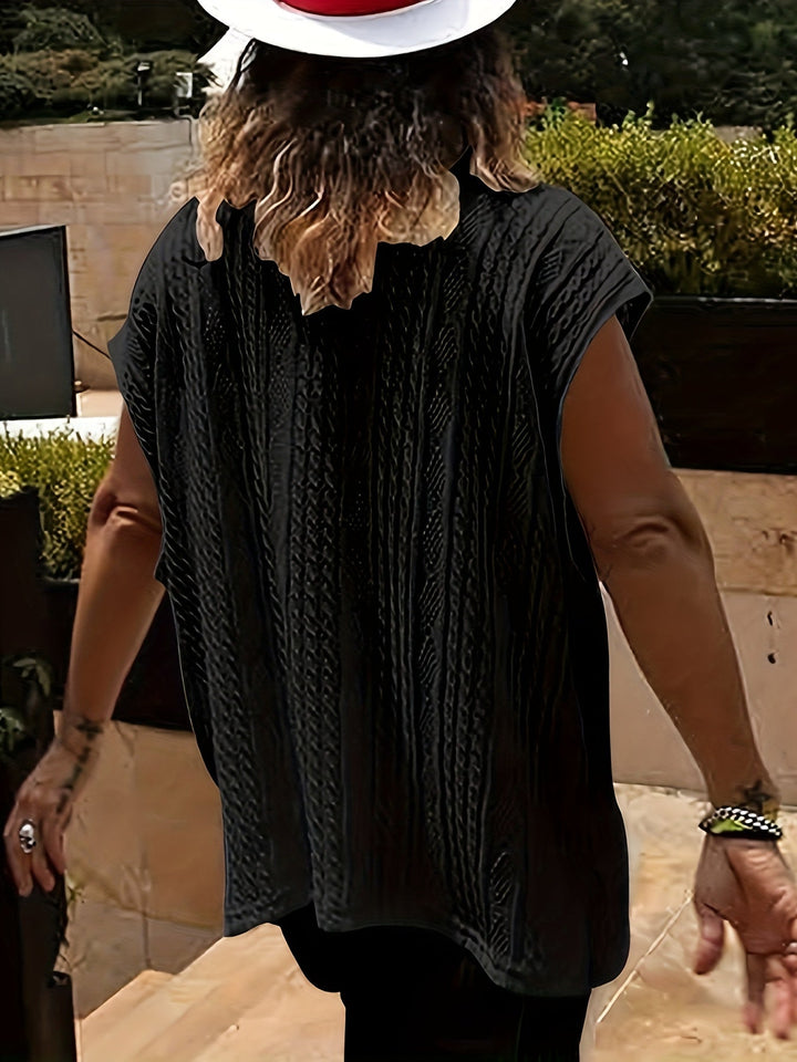 Levoire | Top Sans Bretelles Tendance Col En V Uni
