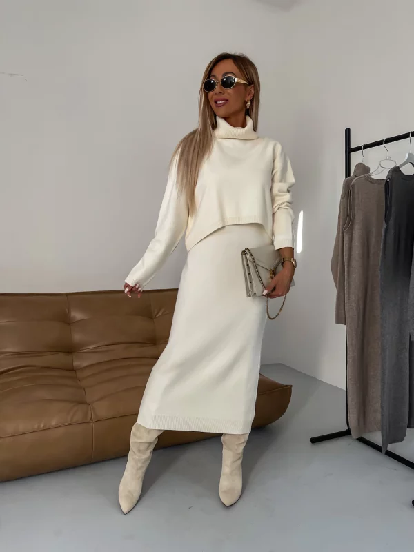 Levoire | Ensemble De Sweat-Dress Blanc (Quasi épuisé)
