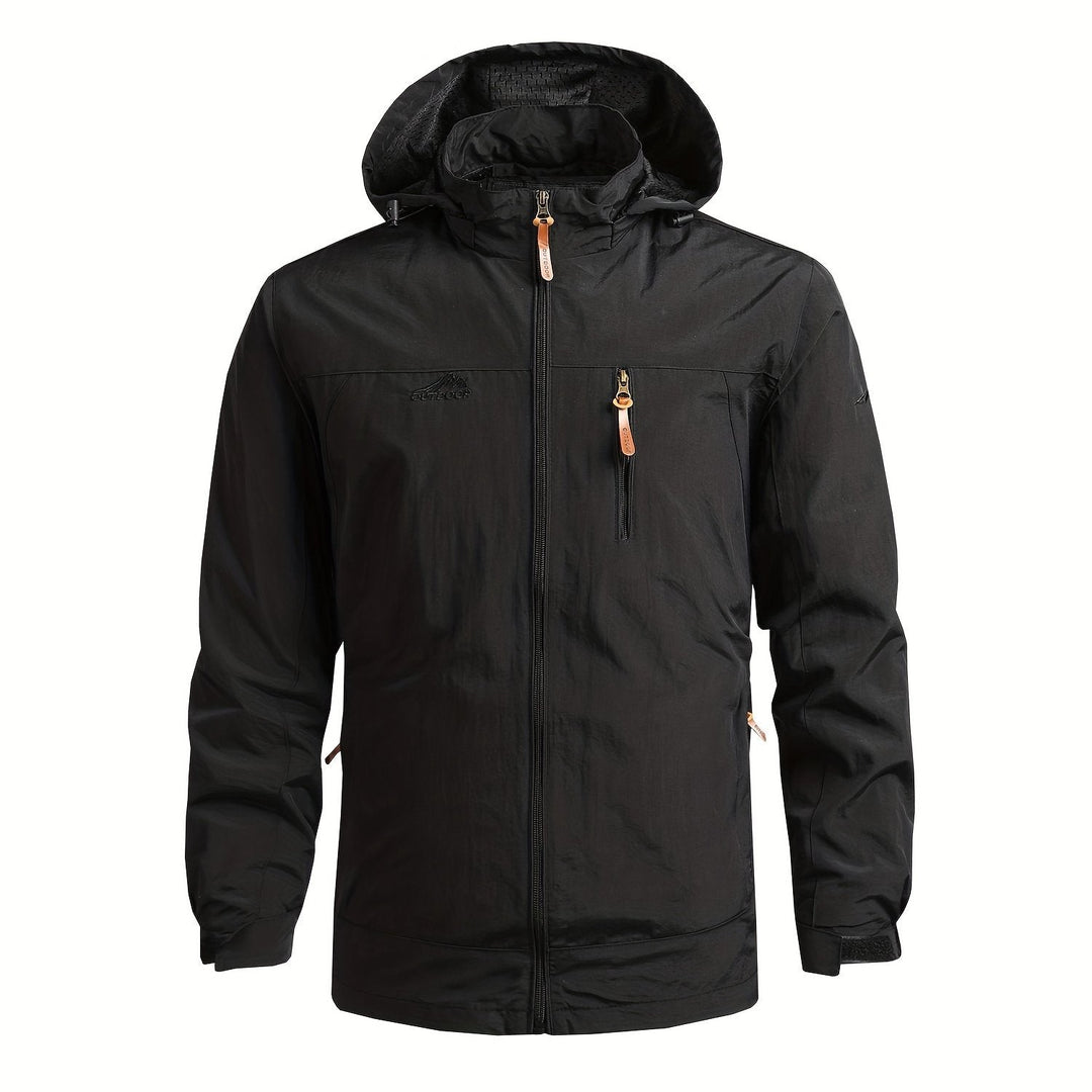 Levoire | Veste De Pluie Pour Hommes Avec Capuche Amovible