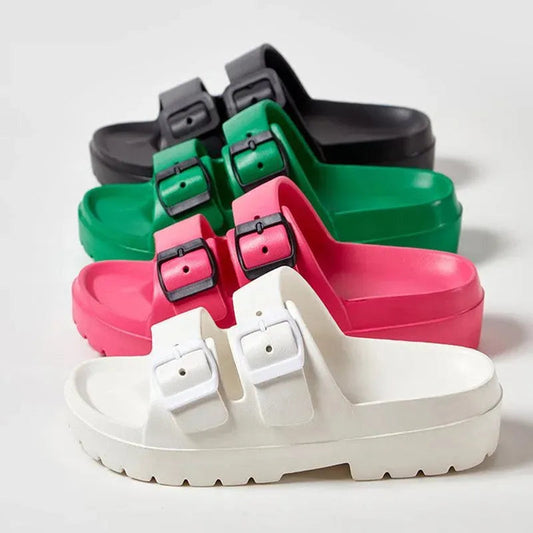 Levoire | Chaussures élégantes à double boucle - Confort et style pour l'été !