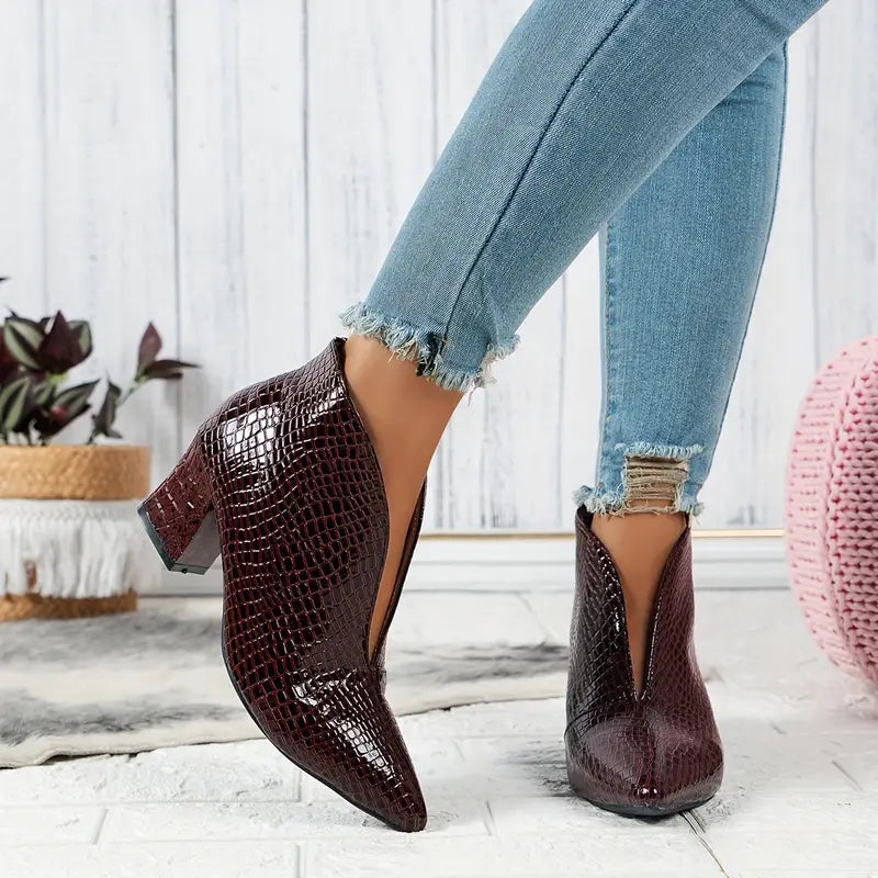 Levoire | Élégants Talons Stiletto pour Femmes Bourgogne