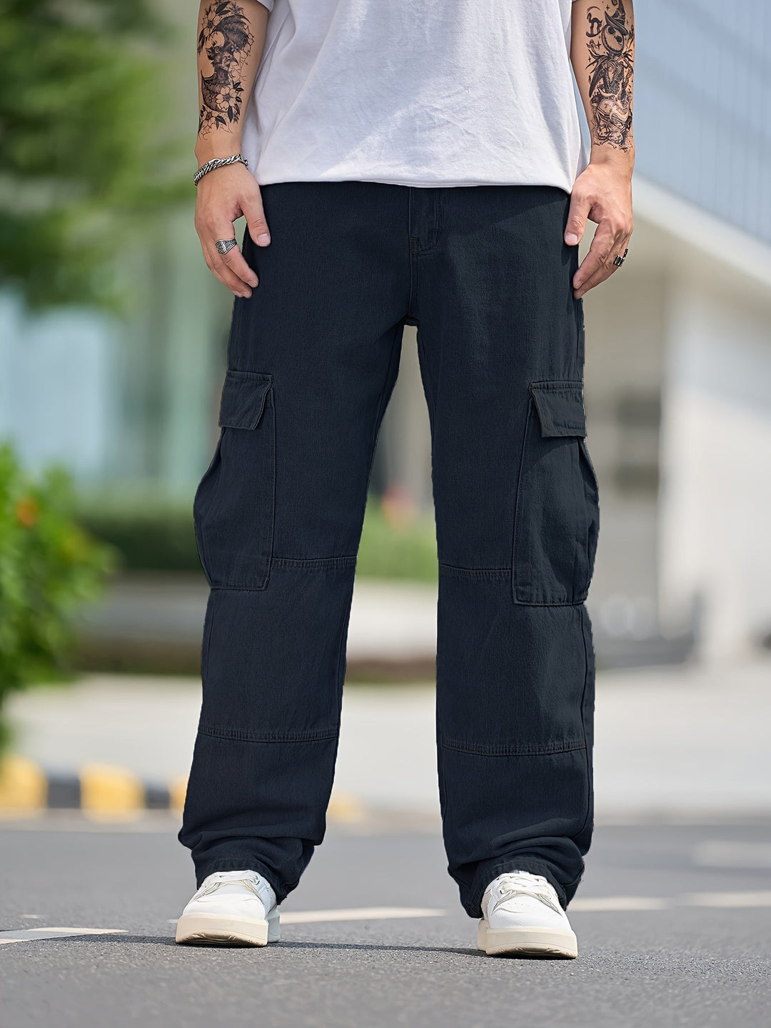 Levoire | Pantalons En Denim Rennoilla Avec Poches Noir