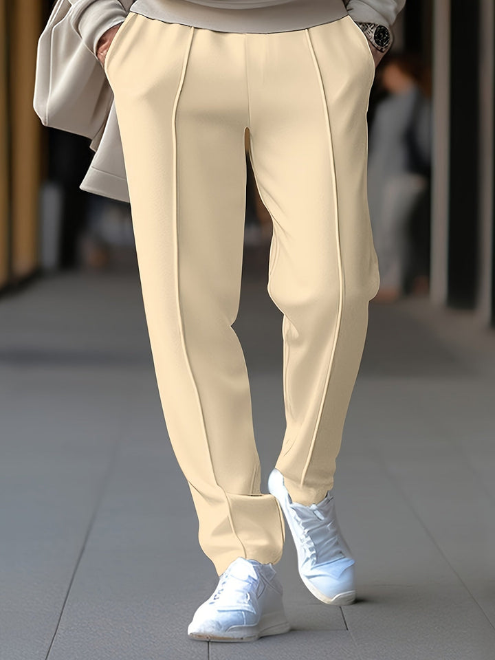 Levoire | Pantalons De Sport Pour Hommes Confortables Avec Cordon Et Poches Abricot