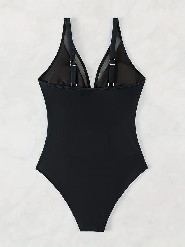 Levoire | Maillot De Bain Une Pièce Avec Panneaux En Mesh Pour Dames