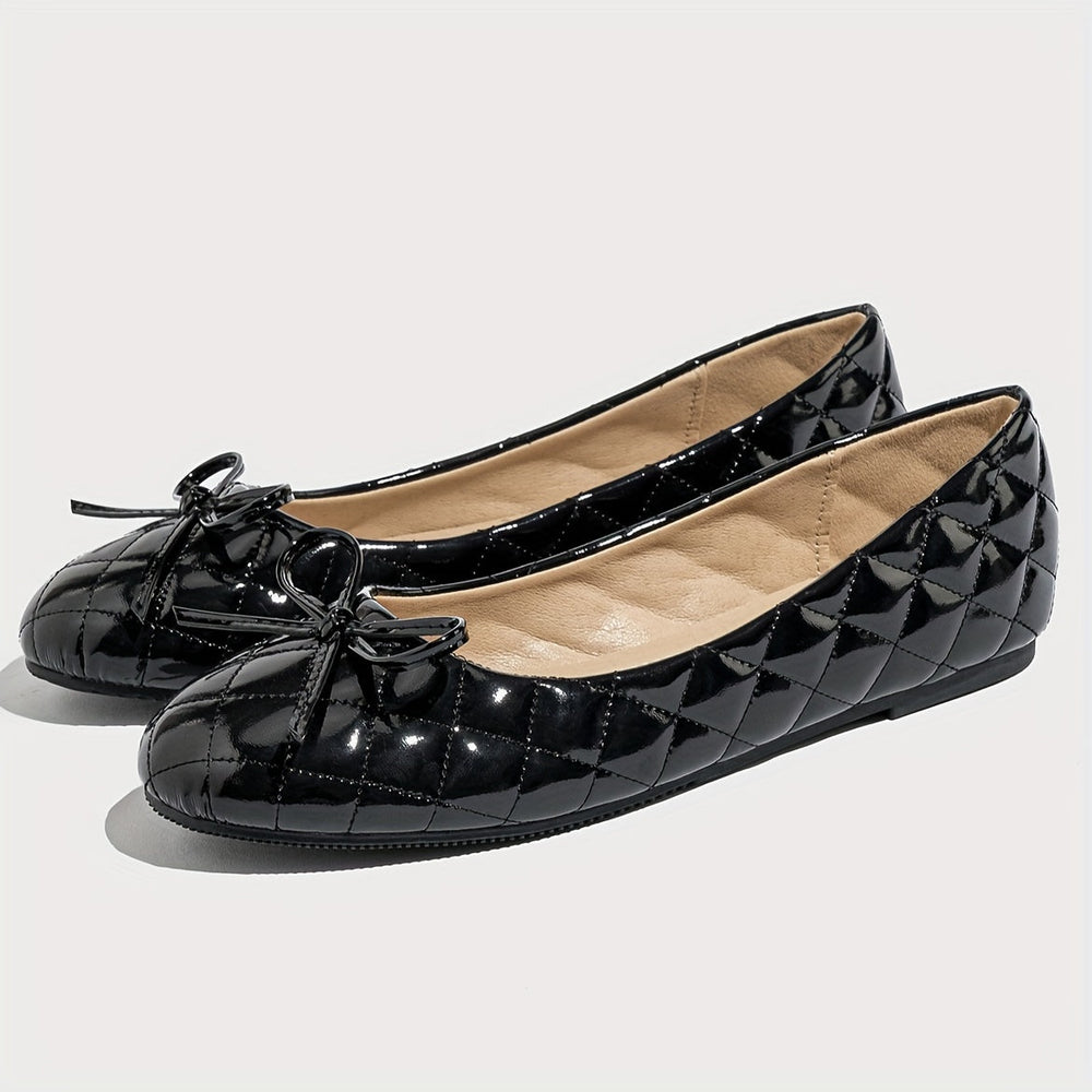 Levoire | Ballerines Diamant Brillantes Noires