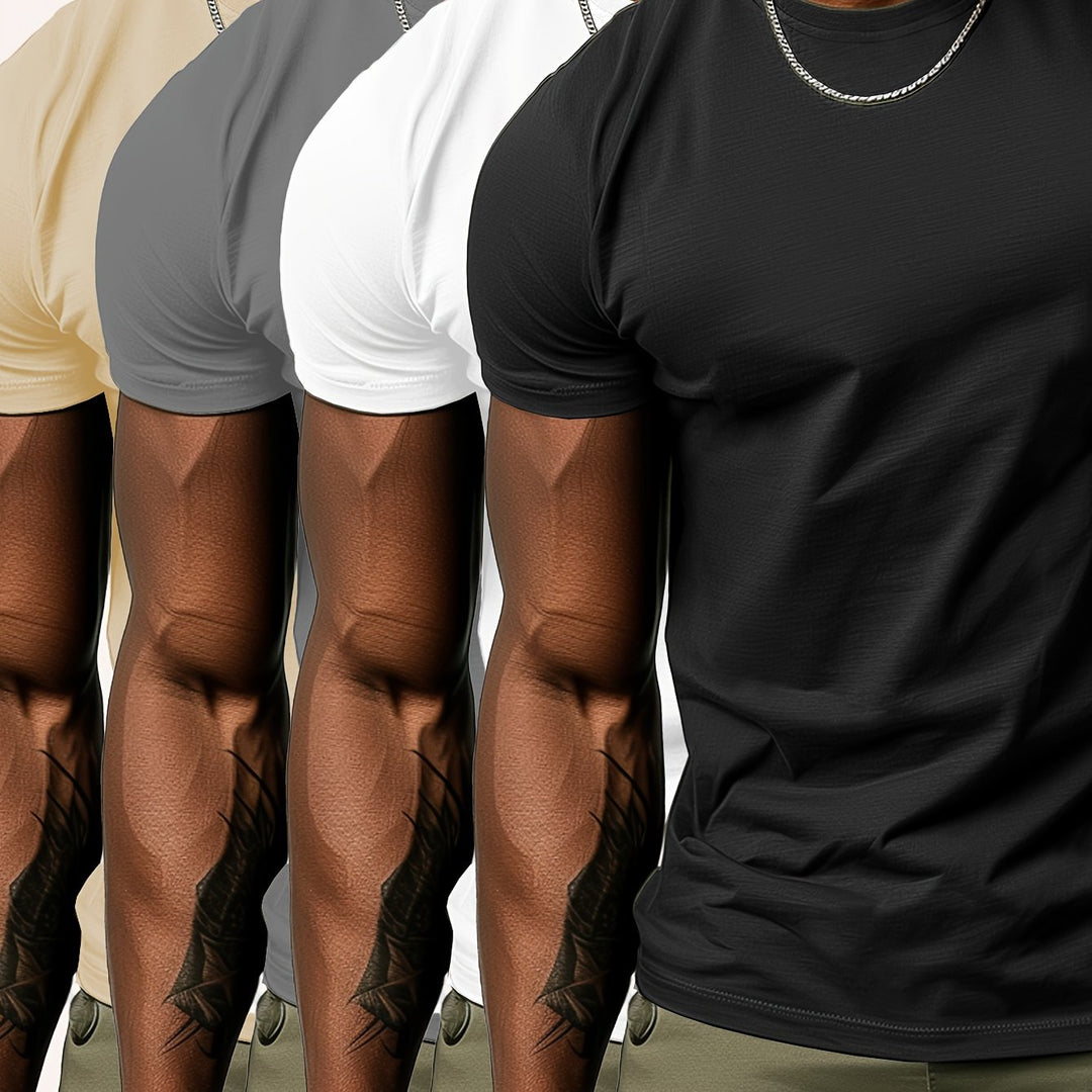 Levoire | Pack De 4 T-Shirts À Col Rond