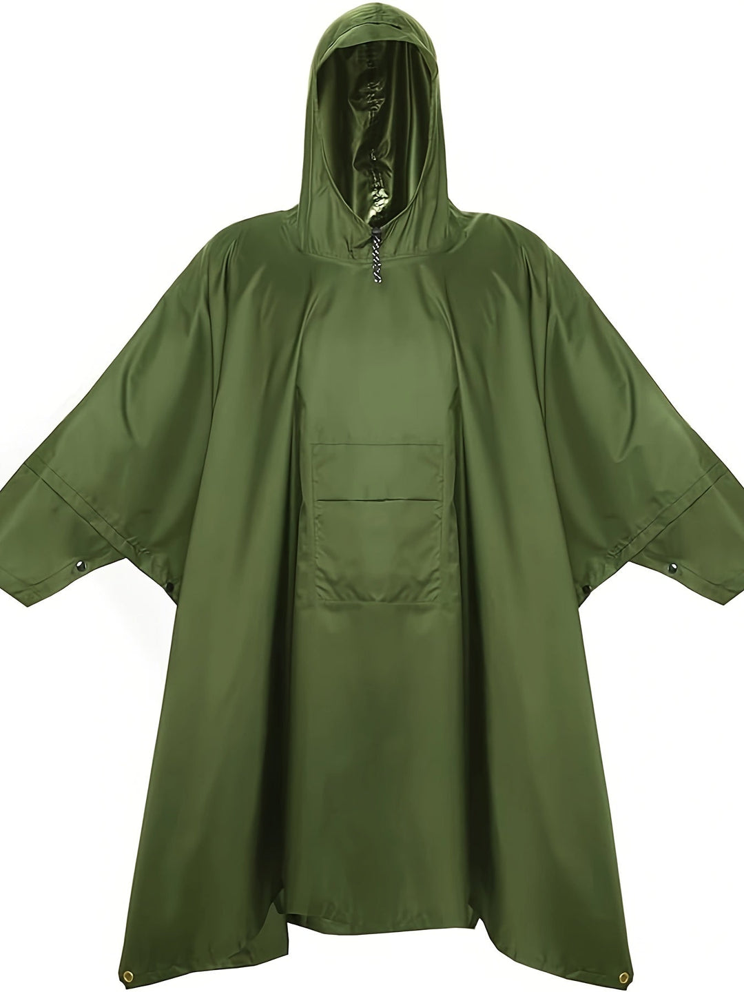 Levoire | Veste De Pluie Légère Imperméable Avec Capuche Et Poche Vert olive Une taille