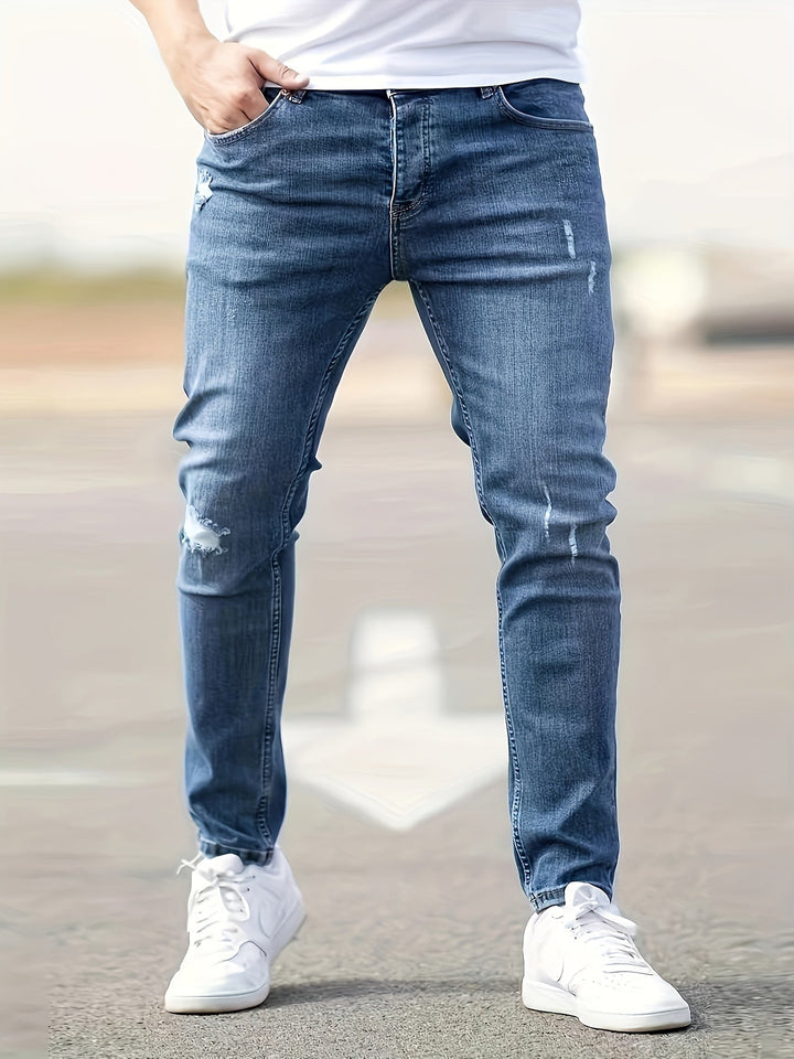 Levoire | Jean Skinny Durable Pour Hommes Bleu ciel profond