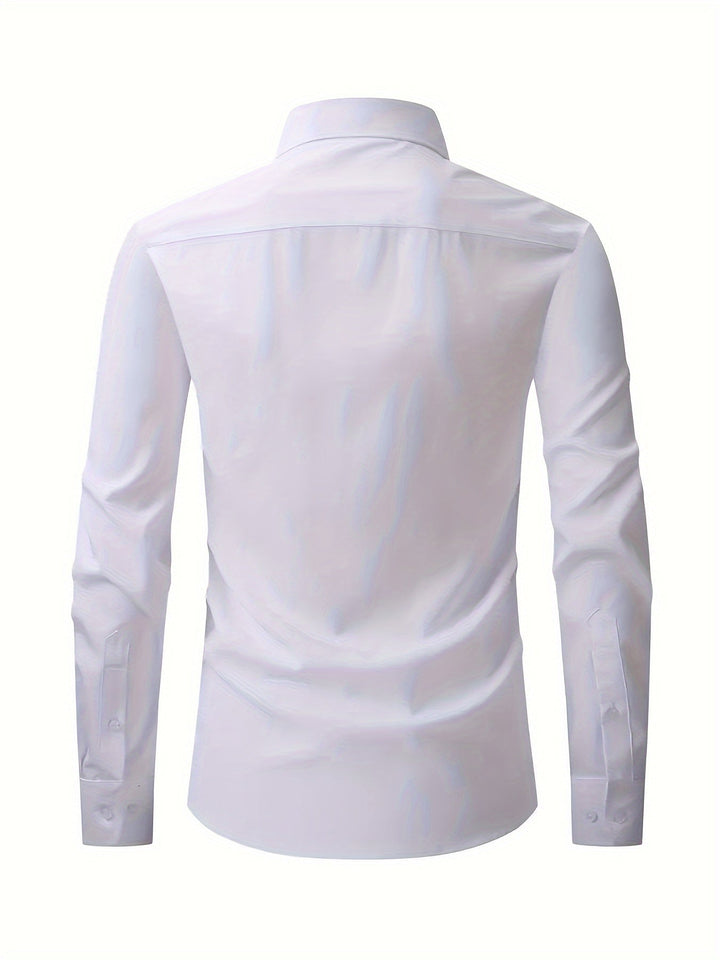 Levoire | Chemise Pour Homme Unie Avec Col Retourné