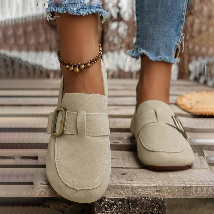 Levoire | Chaussures Litiset Confortables À Lacets Pour Femmes Beige
