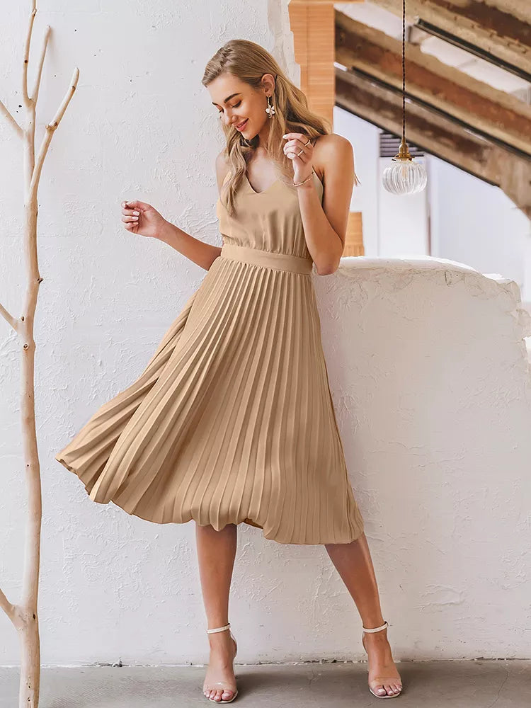 Levoire | Robe Midi Plissée