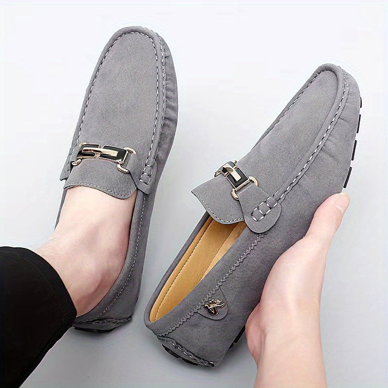 Levoire | Mocassins Métalliques Confortables gris EU41