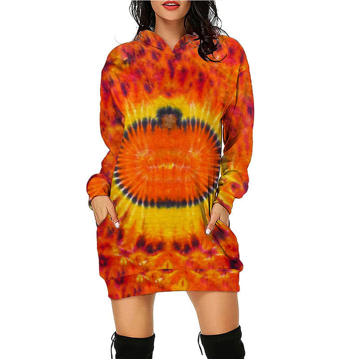 Levoire | Imprimé Halloween sweat à capuche moyen avec manches longues Muster5