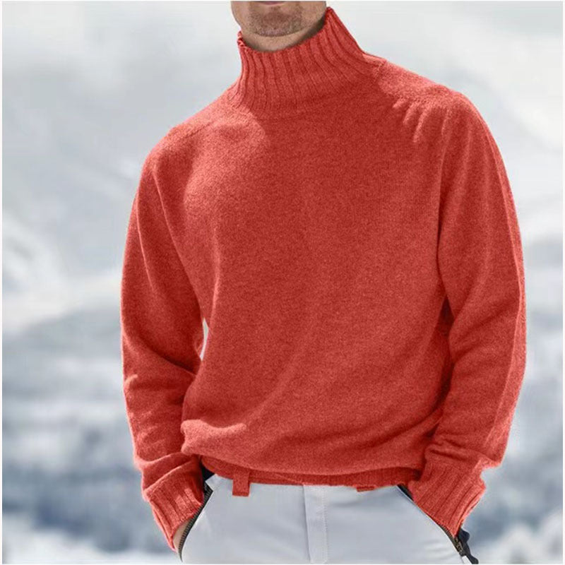 Levoire | Chaud Pull Longue Manche Haut Col Rot