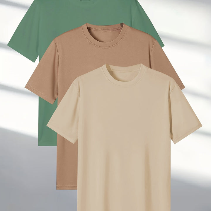 Levoire | T-Shirts Pour Hommes À Col Rond Couleur mixte 5