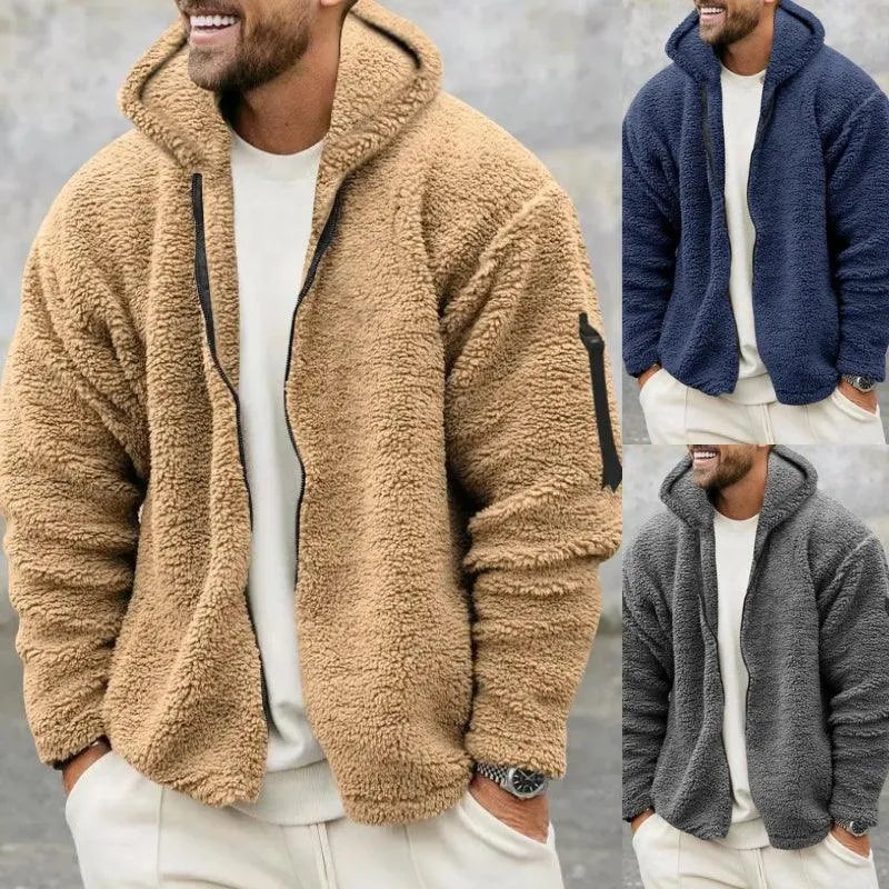 Levoire | Veste en fleece pour hommes avec capuche