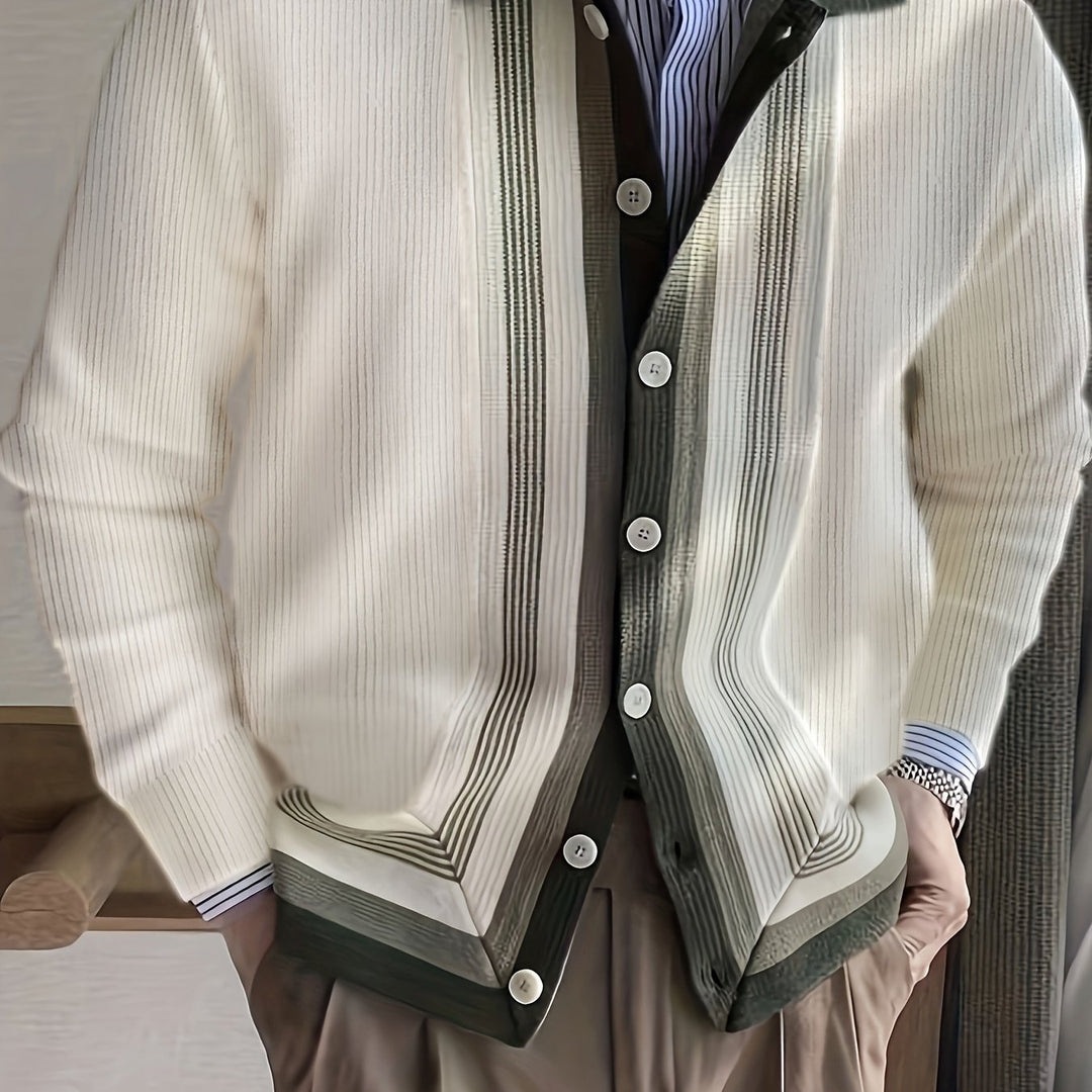 Levoire | Classiquement Rayé Pull Pour Hommes