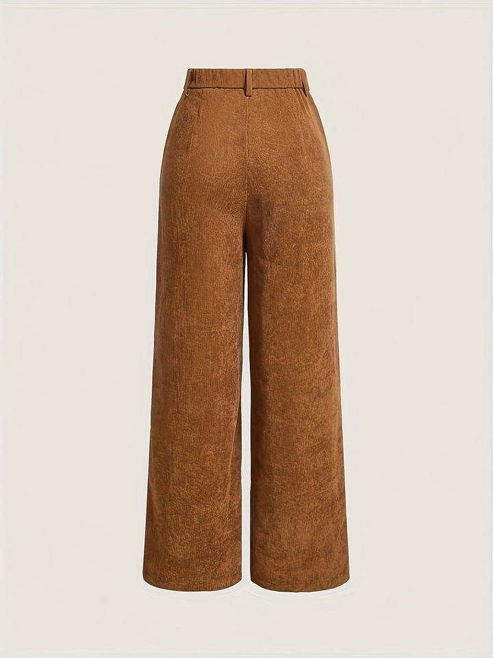 Levoire | Pantalons En Vin Taille Haute