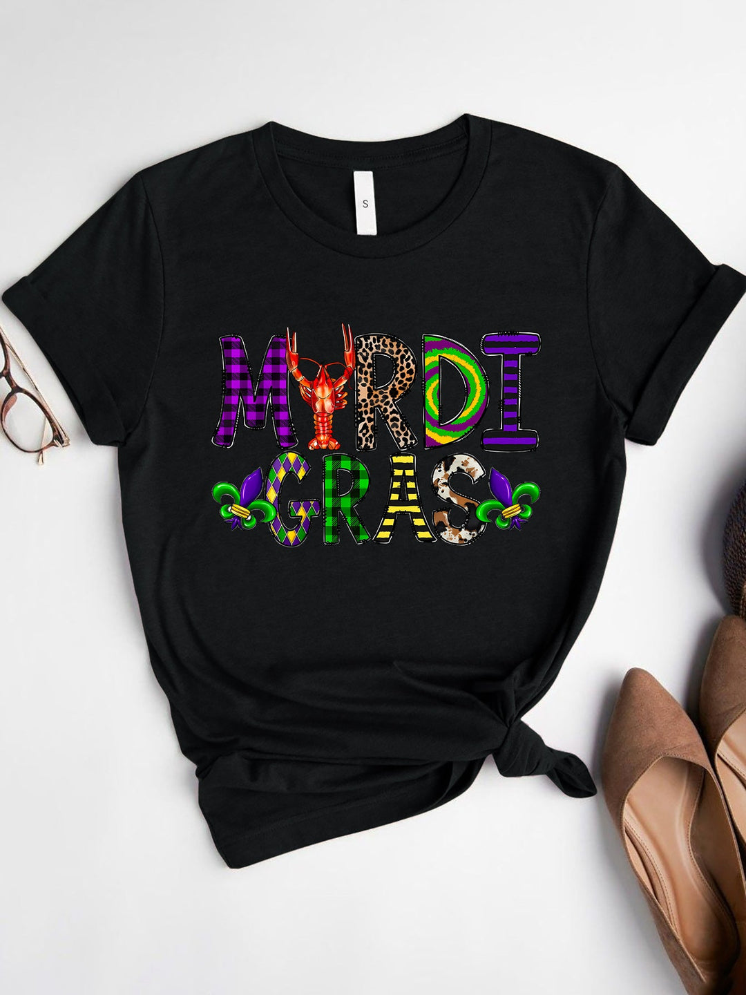 Levoire | MARDI GRAS Col rond Manches courtes T-shirt Must