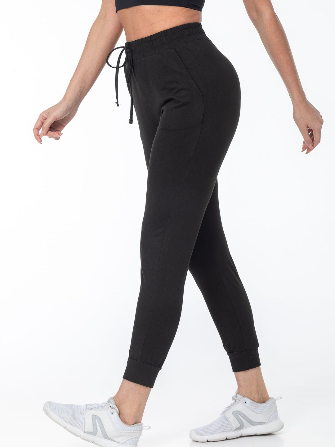 Levoire | Pantalons De Sport Confortables Pour Femmes Noirs À Taille Haute
