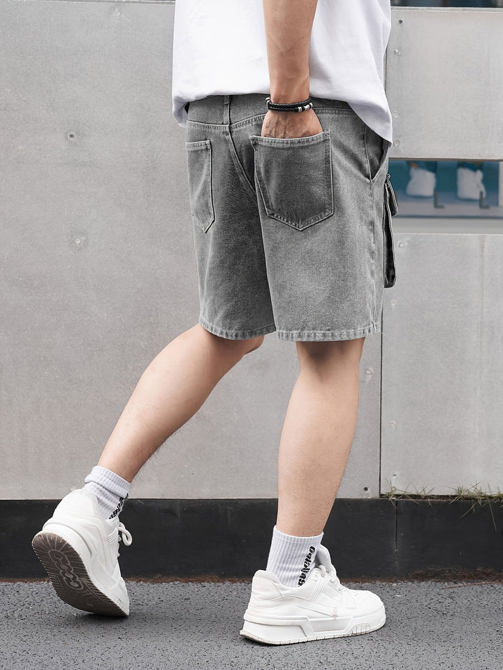 Levoire | Shorts En Denim Pour Hommes Heureux Avec Plusieurs Poches