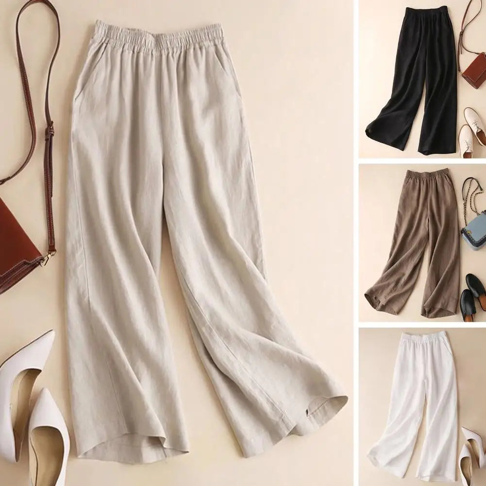 Levoire | Pantalon En Lin Large En Coton