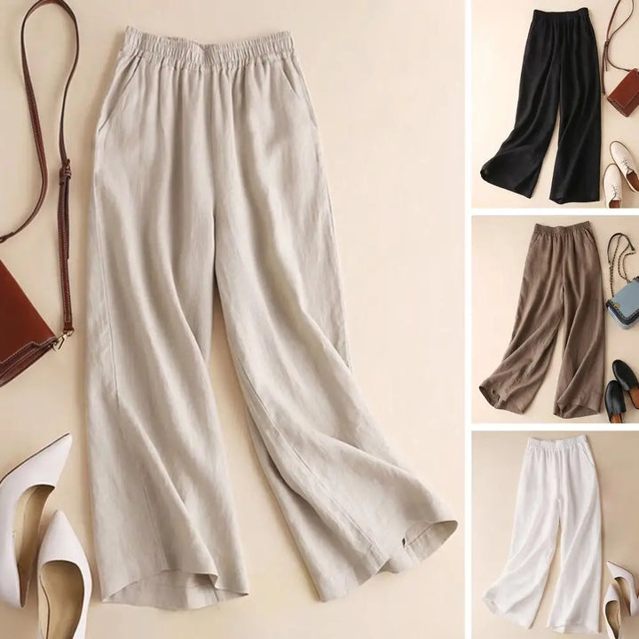 Levoire | Pantalon En Lin Large En Coton