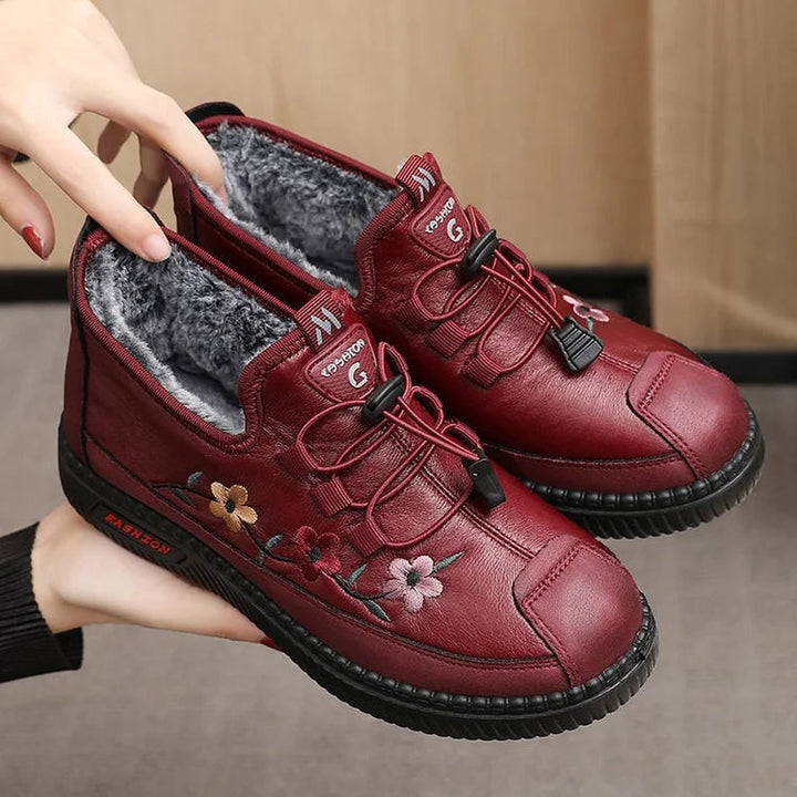 Levoire | Chaussures en cuir végétalien Rouge