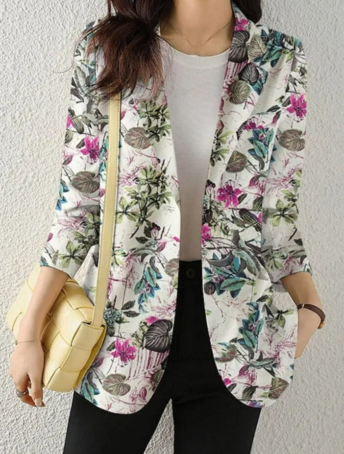 Levoire | Manteau Drapé Élégant D'Hiver Rose