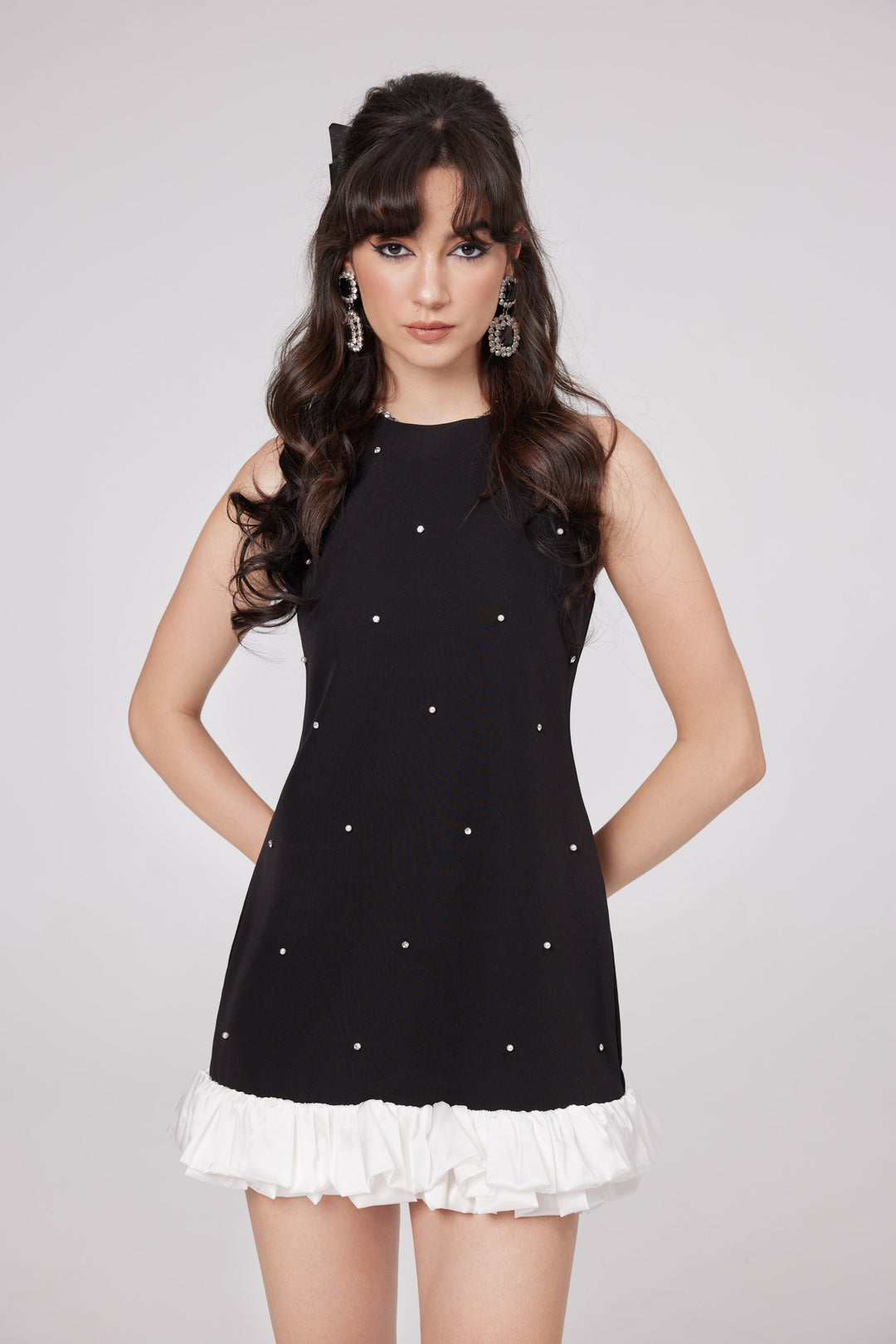 Levoire | Robe Mini Brillante Noire