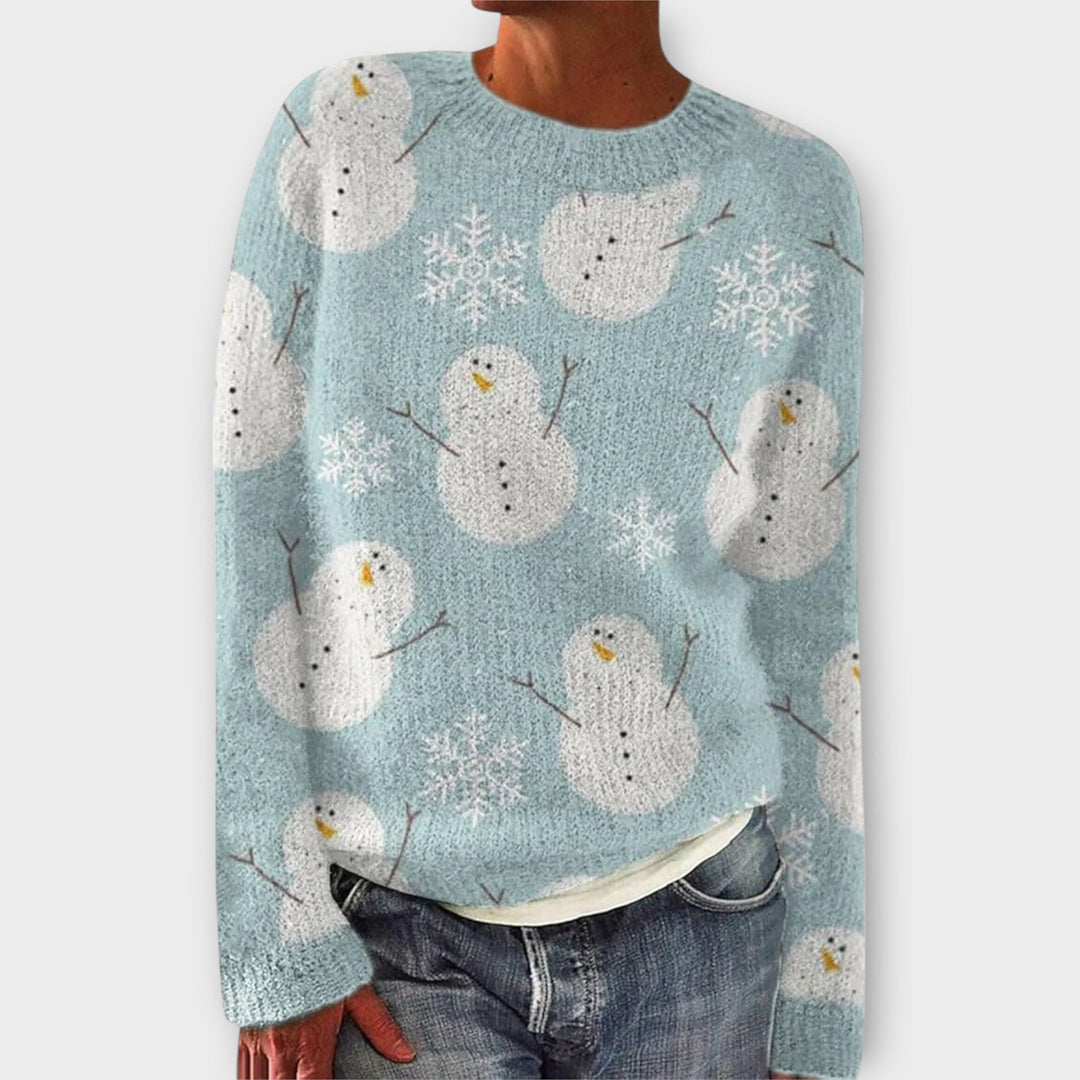 Levoire | Pull de Noël confortable Bleu