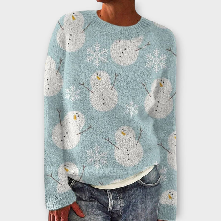 Levoire | Pull de Noël confortable Bleu