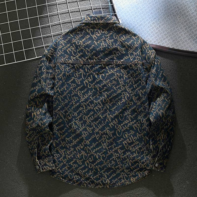 Levoire | Veste En Denim Avec Lettres
